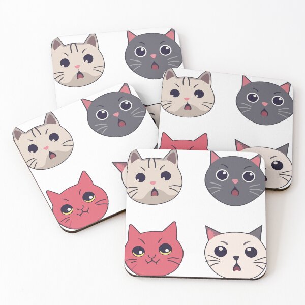 Item preview, Cat Face Expressions Pack designed and sold by StickerWorlds.