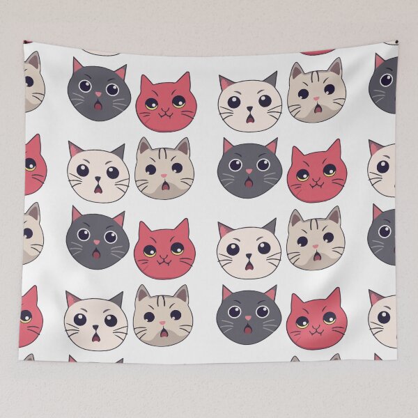 Item preview, Cat Face Expressions Pack designed and sold by StickerWorlds.