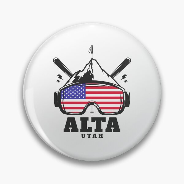 Item preview, Alta Utah USA Ski Resort Skiing Souvenir designed and sold by JackCurtis1991.