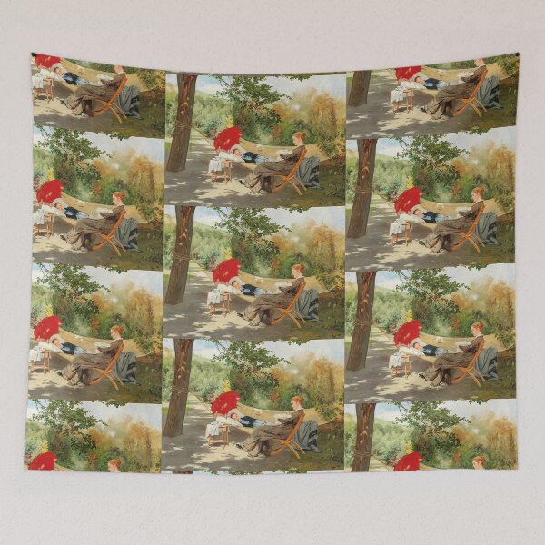 Item preview, Carl Fröschl - In der Hängematte -In the hammock designed and sold by TeeARTHY.