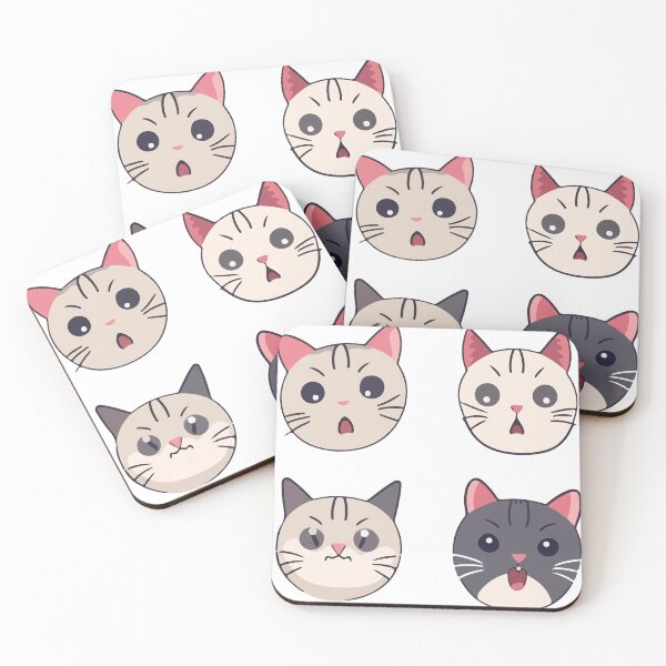 Item preview, Cat Faces Stickers Pack designed and sold by StickerWorlds.