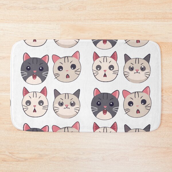 Item preview, Cat Faces Stickers Pack designed and sold by StickerWorlds.
