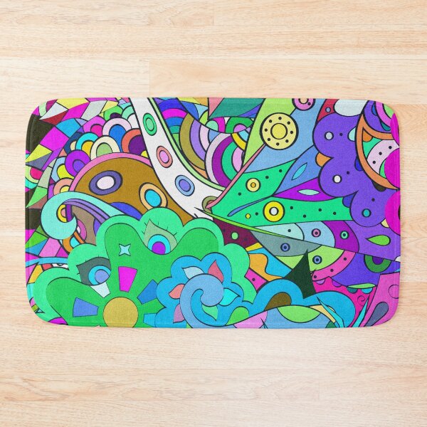 Item preview, Nature Theme Abstract Hand Drawn Multicolor Pattern Design  designed and sold by deepakrode7.