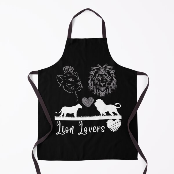 Item preview, The Lion and Lioness, united by their love, feature a white heart and white writing in perfect harmony designed and sold by DzynLand.