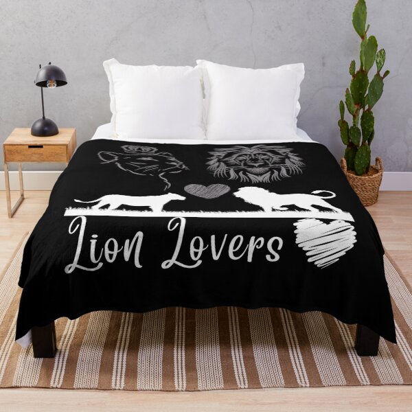 Item preview, The Lion and Lioness, united by their love, feature a white heart and white writing in perfect harmony designed and sold by DzynLand.