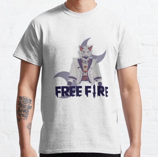 Men's Free Fire Garena Game T-shirt, top de moda feminino, esporte