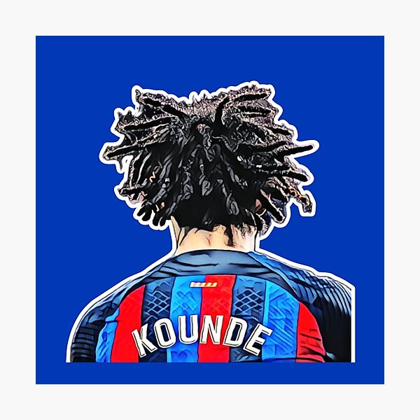 Jules Kounde Barcelona football jersey number 23 Poster for Sale by  Justtrendytees