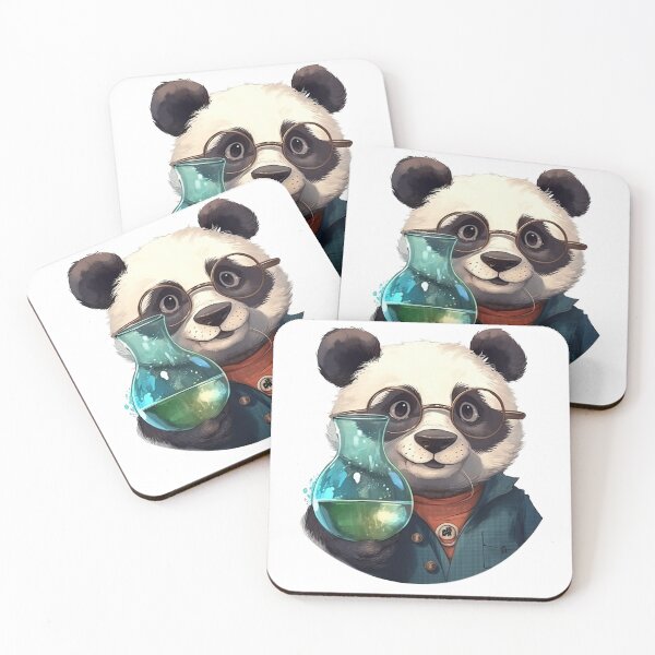 Item preview, Panda with glasses designed and sold by SirCed.