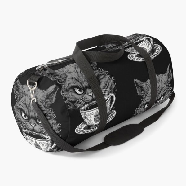 Item preview, Steampunk Angry Cat & Coffee Lover Retro Alice in Wonderland designed and sold by AIWanderer.