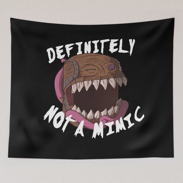 Item preview, Definitely Not A Mimic designed and sold by Crafty Ninja Shop.