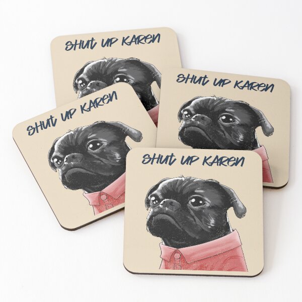 Item preview, Funny pug Karen custom tshirt design designed and sold by EmpiredesignCA.