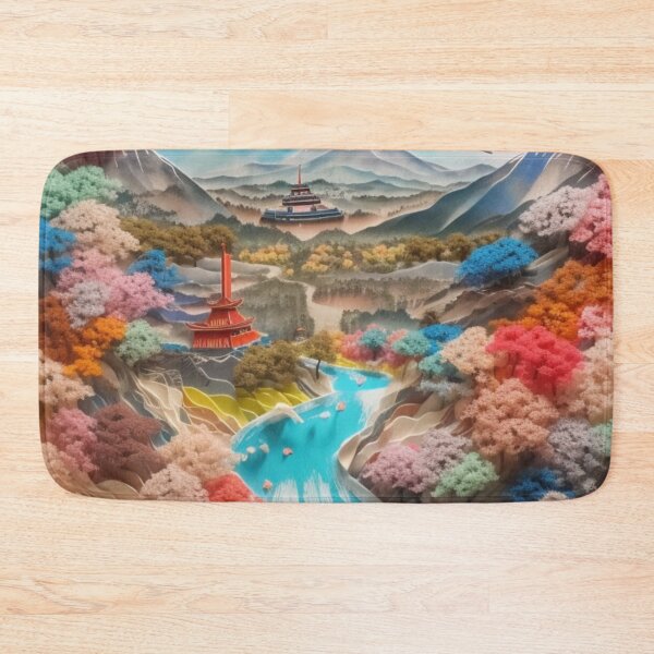 Item preview,  Japan Mount Fuji Illustration Art designed and sold by PlayfulPrint.