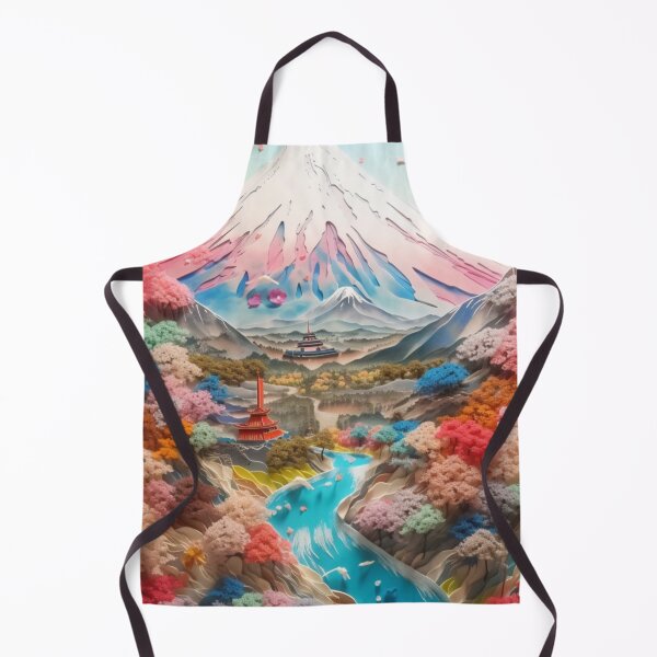 Item preview,  Japan Mount Fuji Illustration Art designed and sold by PlayfulPrint.