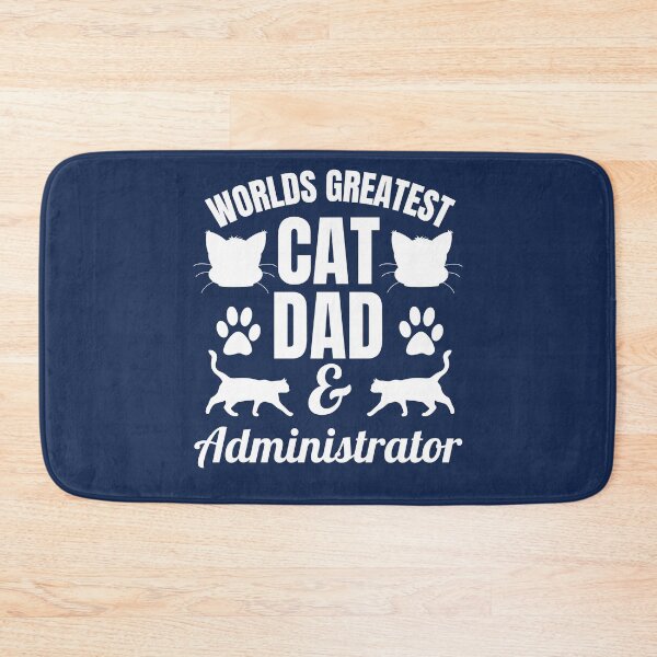 Item preview, Worlds Greatest Cat Dad And Adminstrator | Featuring An Alternative Design On Selected Products designed and sold by McThingummy.
