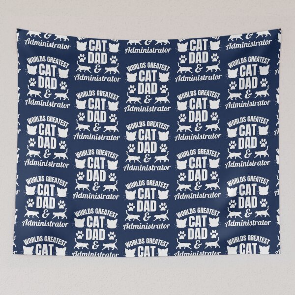 Item preview, Worlds Greatest Cat Dad And Adminstrator | Featuring An Alternative Design On Selected Products designed and sold by McThingummy.