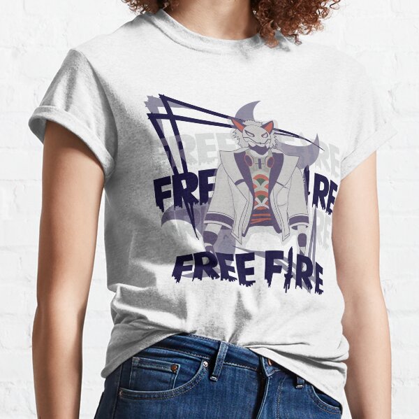 Men's Free Fire Garena Game T-shirt, top de moda feminino, esporte