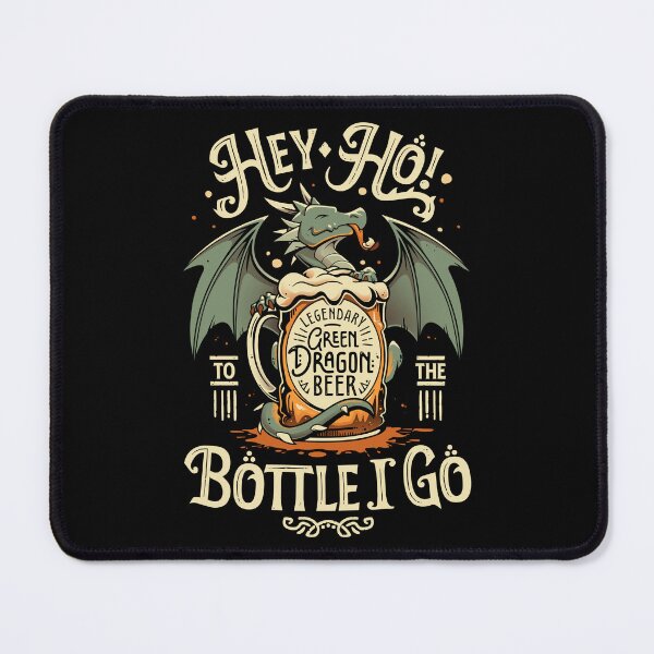 Item preview, A Dragon's Pint - Cute Beer Drinker designed and sold by Snouleaf.