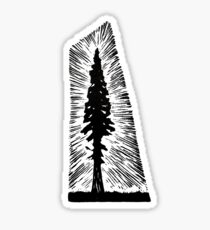 Redwood Tree Sticker