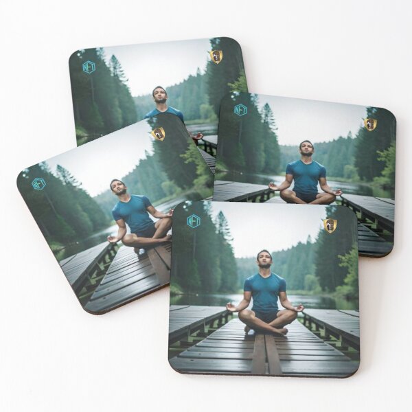 Item preview, Serene Forest Yoga NFT designed and sold by LoFaroShop.