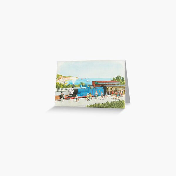 Item preview, Thomas the Tank Engine Vintage Illustration: A Trip to the Seaside designed and sold by sleepyhenry.