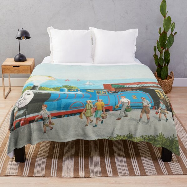 Item preview, Thomas the Tank Engine Vintage Illustration: A Trip to the Seaside designed and sold by sleepyhenry.