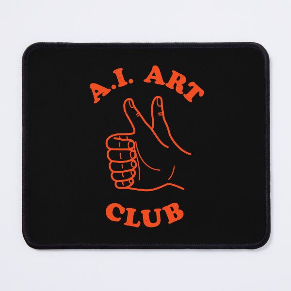 Item preview, AI Art Club - funny Midjourney DALL-E meme for artists, illustrators, and designers designed and sold by thedesigngarden.