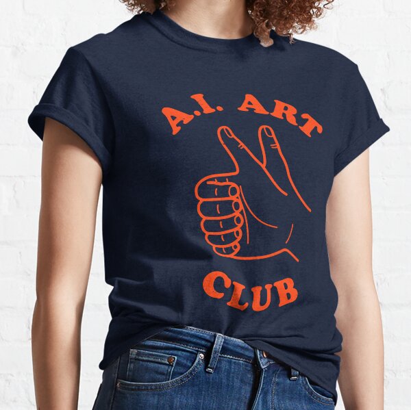 Item preview, AI Art Club - funny Midjourney DALL-E meme for artists, illustrators, and designers designed and sold by thedesigngarden.