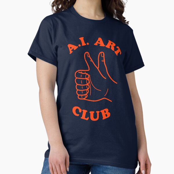 Item preview, AI Art Club - funny Midjourney DALL-E meme for artists, illustrators, and designers designed and sold by thedesigngarden.