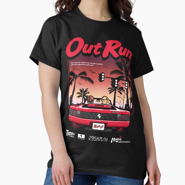 Aperçu de l'œuvre Out Run Rétro Arcade Vintage créée et vendue par Jorditarrats.