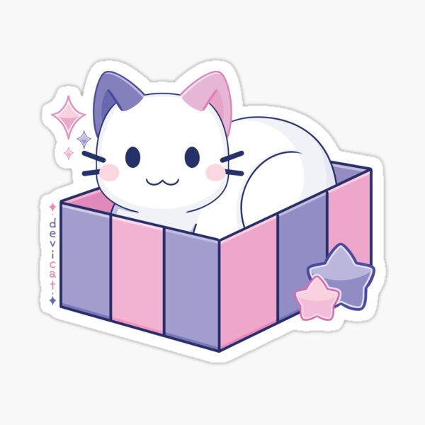 Item preview, CandiCat Cat In A Box • 2023 designed and sold by Devi Cat.