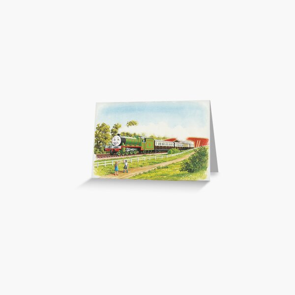 Item preview, Illustration vintage de Thomas the Tank Engine : sorties d'été designed and sold by sleepyhenry.