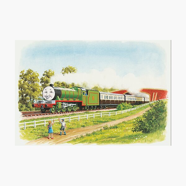 Item preview, Thomas the Tank Engine Vintage Illustration: Summer Outings designed and sold by sleepyhenry.