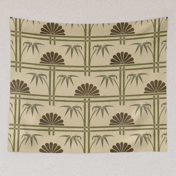 Item preview, Antique Japanese Bamboo Pattern designed and sold by kathrynhw.