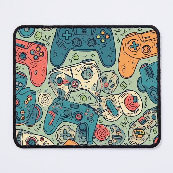 Item preview, Playful Controller Face Design Pattern for Gamers designed and sold by Juuskus.