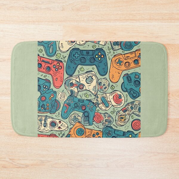 Item preview, Playful Controller Face Design Pattern for Gamers designed and sold by Juuskus.