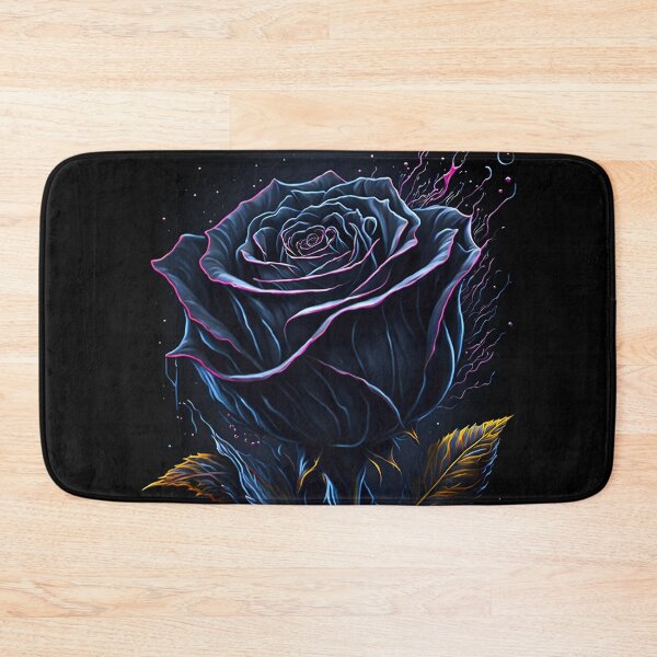 Item preview, Splash Art of Beautiful Black Rose designed and sold by allovervintage.