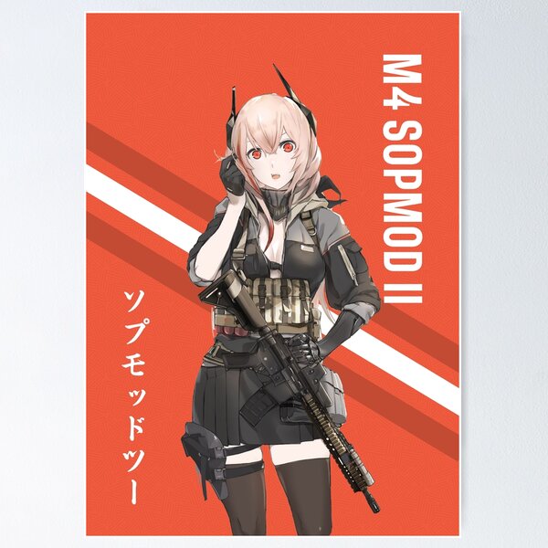 Item preview, M4 SOPMOD II | Girls Frontline designed and sold by ShiroKuroShiro.