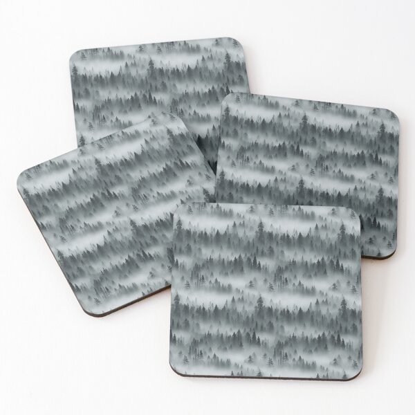 Item preview, Misty Mountain Coasters designed and sold by SvahaDesigns.