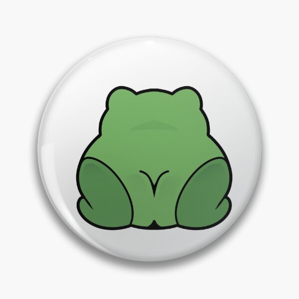 Item preview, Green frog with butt designed and sold by Mossysplashart.
