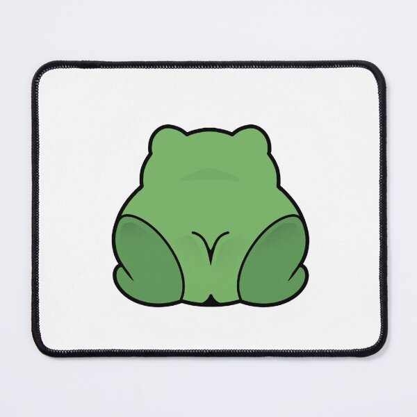 Item preview, Green frog with butt designed and sold by Mossysplashart.