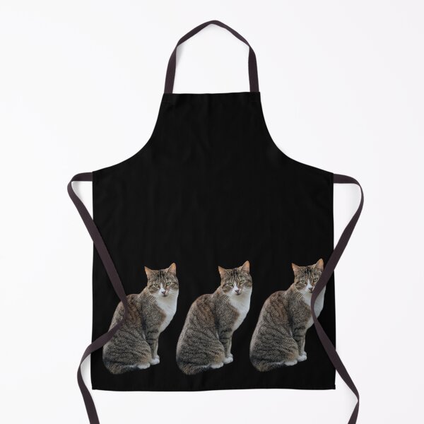 Item preview, tabby 3 times side by side with black background designed and sold by Binas-gallery.