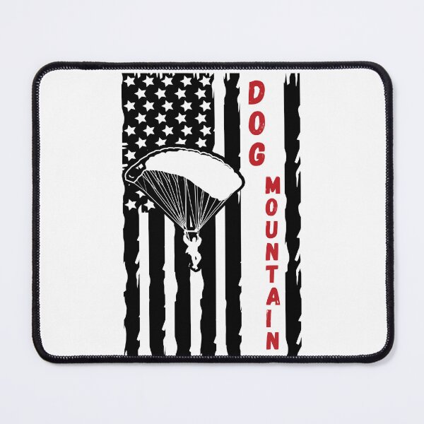 Item preview, Dog Mountain Washington USA - Vintage Paragliding Skydiving Parachuting Parasailing Logo designed and sold by Vintage-TM.