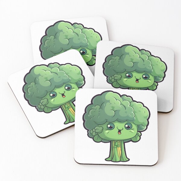 Item preview, Happy broccoli, broccoli cartoon, broccoli art, kids broccoli, cute broccoli designed and sold by ArtVilleStore.