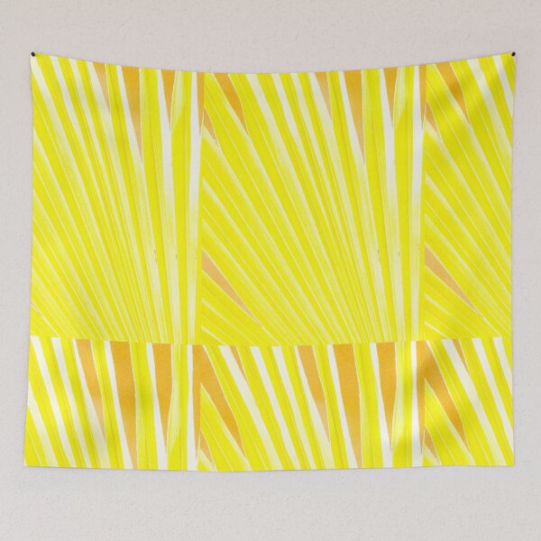 Item preview, Fan Palm Nature Lovers Yellow Vertical designed and sold by eddiebarronshop.