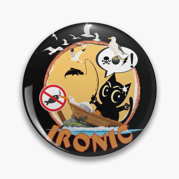 Item preview, an angry cat in a boat accident designed and sold by Animal world designs.