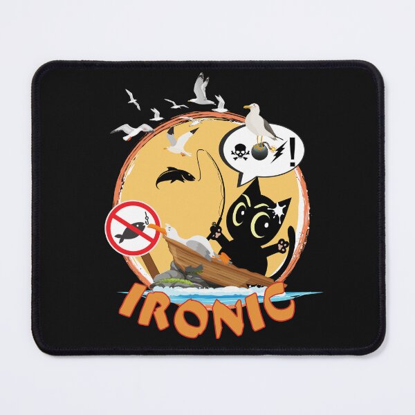Item preview, an angry cat in a boat accident designed and sold by Animal world designs.