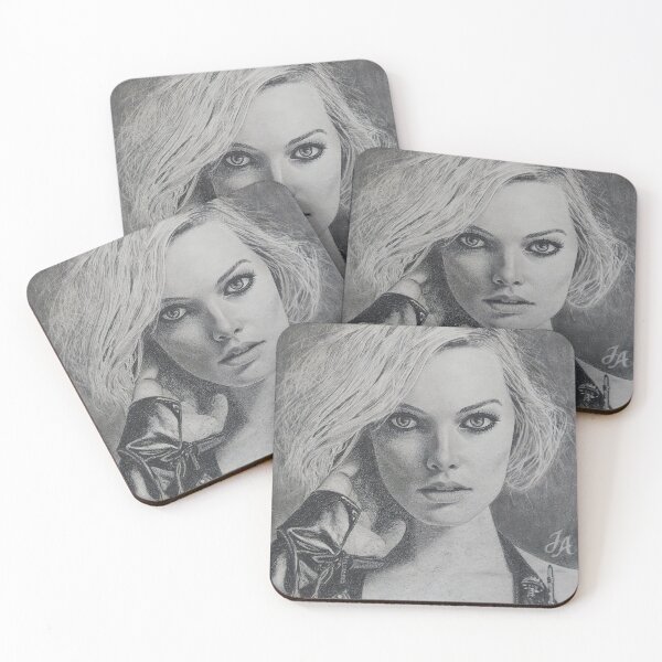 Item preview, Portrait of Margot Robbie designed and sold by juvenaster.