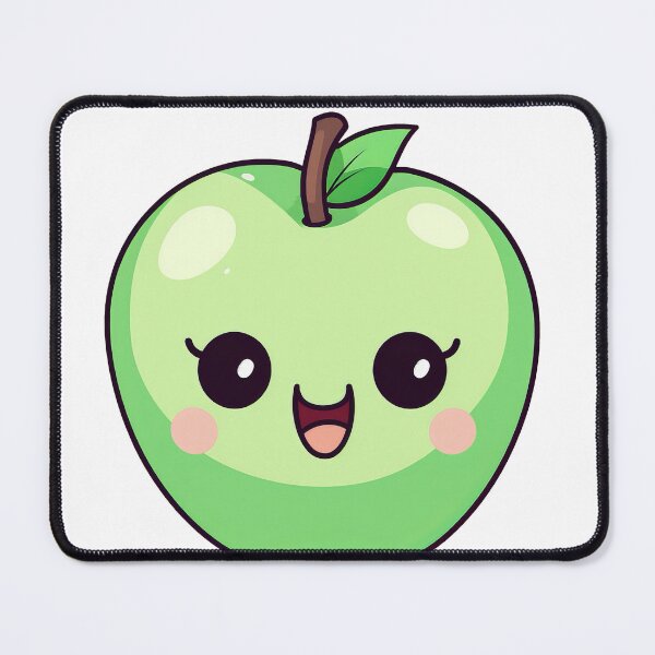 Item preview, a cute green apple designed and sold by BenjaminsPlace.