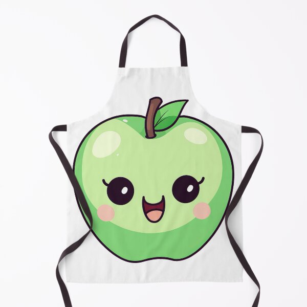 Item preview, a cute green apple designed and sold by BenjaminsPlace.