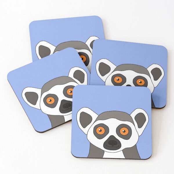 Item preview, Cute Cartoon Lemur designed and sold by Scat the cat.
